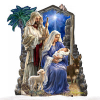 Christmas Nativity Set Lawn Art - 3 Pieces