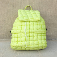 Stevie Quilted Puffer Backpack