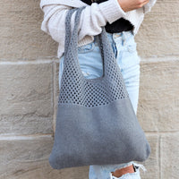 Soft Knit Hobo Shoulder Bag