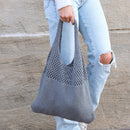 Soft Knit Hobo Shoulder Bag