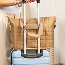 Mila Quilted Traveler Tote with Mini Clutch