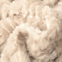Champagne Ivory Soft Plush Sherpa Blanket