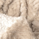 Champagne Ivory Soft Plush Sherpa Blanket