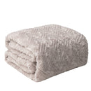 Lavender Grey Soft Plush Sherpa Blanket