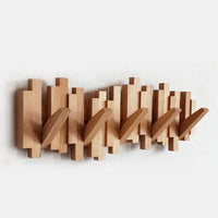 Hanging Wall Rack with Folding Pegs
