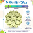 Mandala SOFT Slow Feeder Dog Bowl for Enrichment - 8" diameter x 1" deep