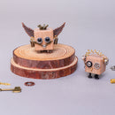 Wood Robots DIY Building Kit (2) - Backpack Keychains