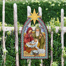 Illustrated Nativity Door Hanger