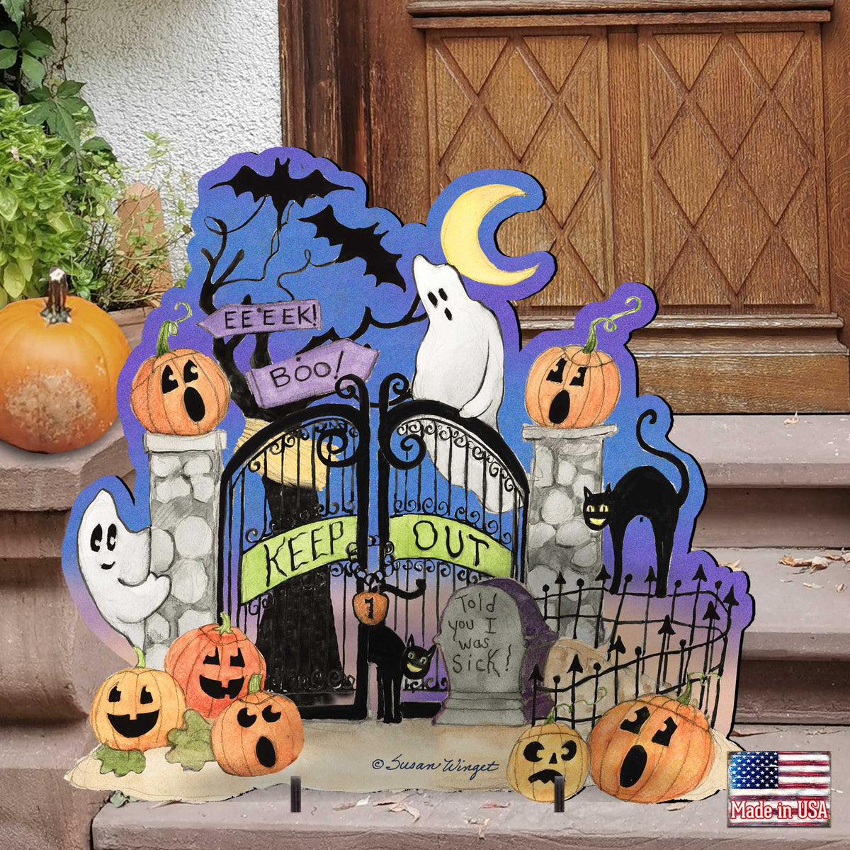 Halloween Scene Outdoor Decor