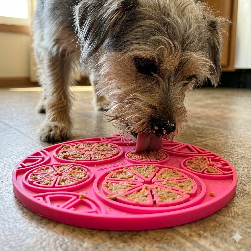 Citrus Enrichment Lick Mat with Suction Cups - 8"