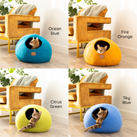 Merino Wool Cat Cave Bed