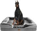 Orthopedic Dog Bed Sofa with Bolster Washable Cover Waterproof Liner