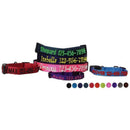 Comfort Microfiber Flat Pet Collar - Durable Plastic Buckle