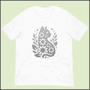 Floral Cat Graphic Unisex T-shirt