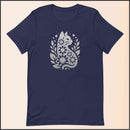 Floral Cat Graphic Unisex T-shirt