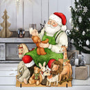 Santa's Workshop Outdoor Yard Decor