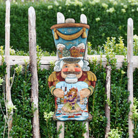 Traditional Nutcracker Christmas Door Decor