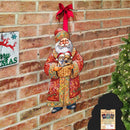 St Nick, Kitten & Puppy Wood Door Art