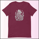 Floral Cat Graphic Unisex T-shirt