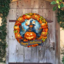 Happy Halloween Wreath Door Art