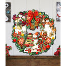 Snowmen Christmas & Winter Door Wreath