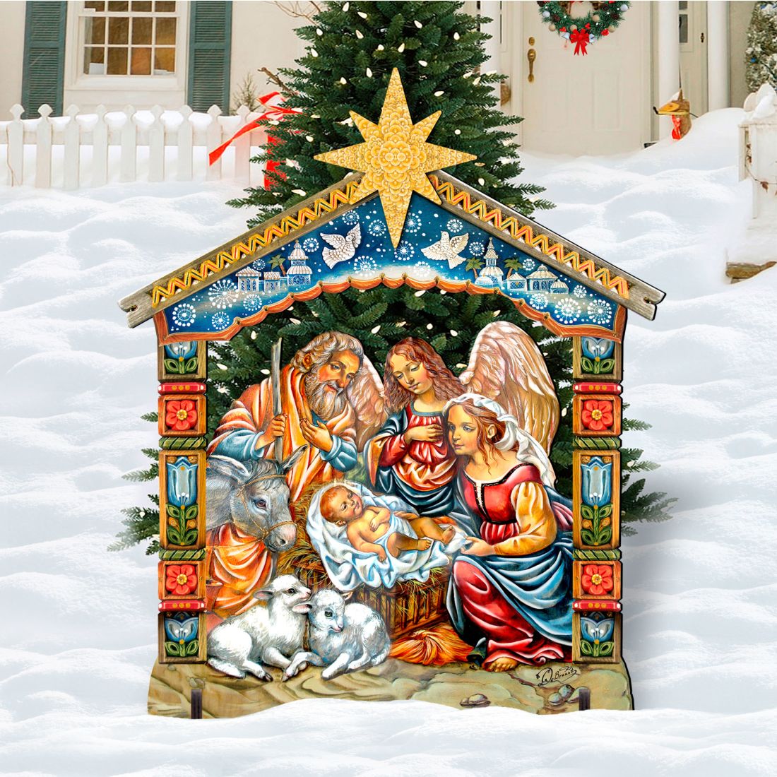 Decorative Nativity Outdoor Display