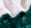 Emerald Mermaid Plush Sherpa Blanket