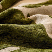 Premium Chenille Fabric Dark Green Couch Cover - All-Season Protector