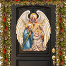 Nativity with Angel Holiday Door Decor