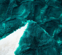 Emerald Mermaid Plush Sherpa Blanket