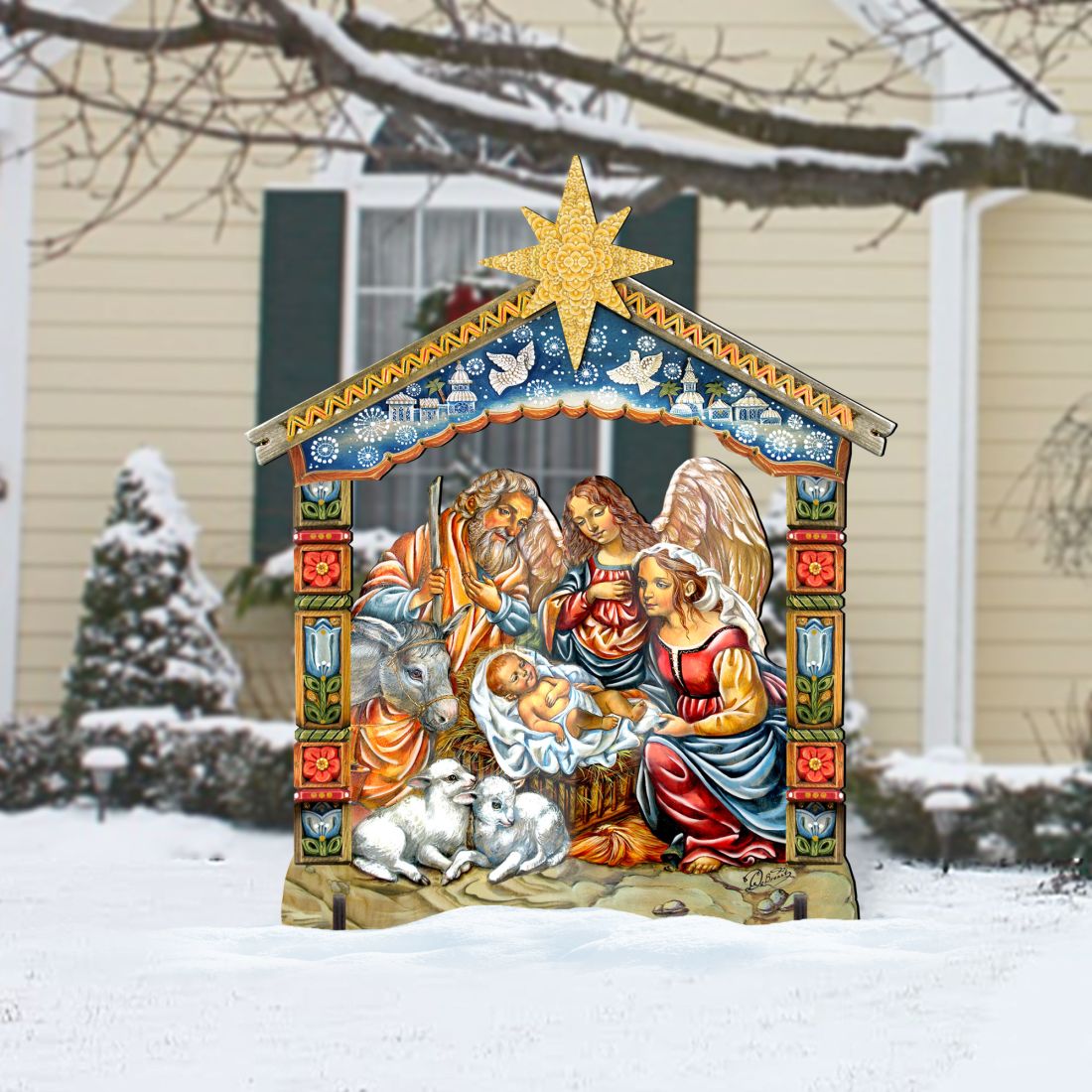 Decorative Nativity Outdoor Display