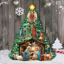Nativity, Wise Men & Angel Christmas Tree Yard Decor