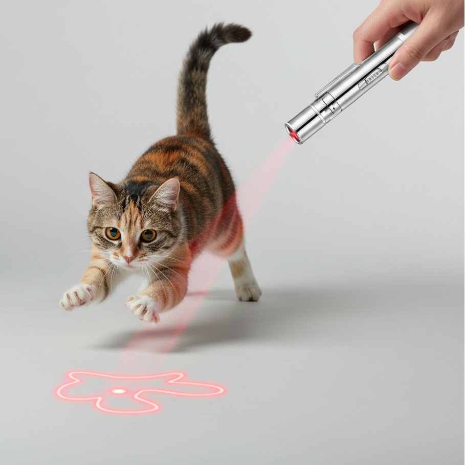 3-in-1 Laser Pet Toy & UV Flashlight Pen