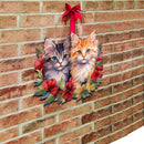 Kittens Holiday Front Door Art