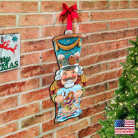 Traditional Nutcracker Christmas Door Decor