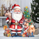 Santa & Reindeer Outdoor Decor