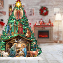 Nativity, Wise Men & Angel Christmas Tree Yard Decor