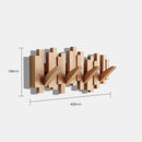 Hanging Wall Rack with Folding Pegs