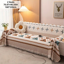Vintage Slipcovers Couch | Plush Sofa Throw Cover for All Seasons