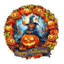 Happy Halloween Wreath Door Art
