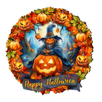 Happy Halloween Wreath Door Art