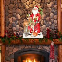 Nordic Santa & Woodland Friends Door Decor