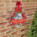 Merry Christmas & Cardinals Welcome Wreath
