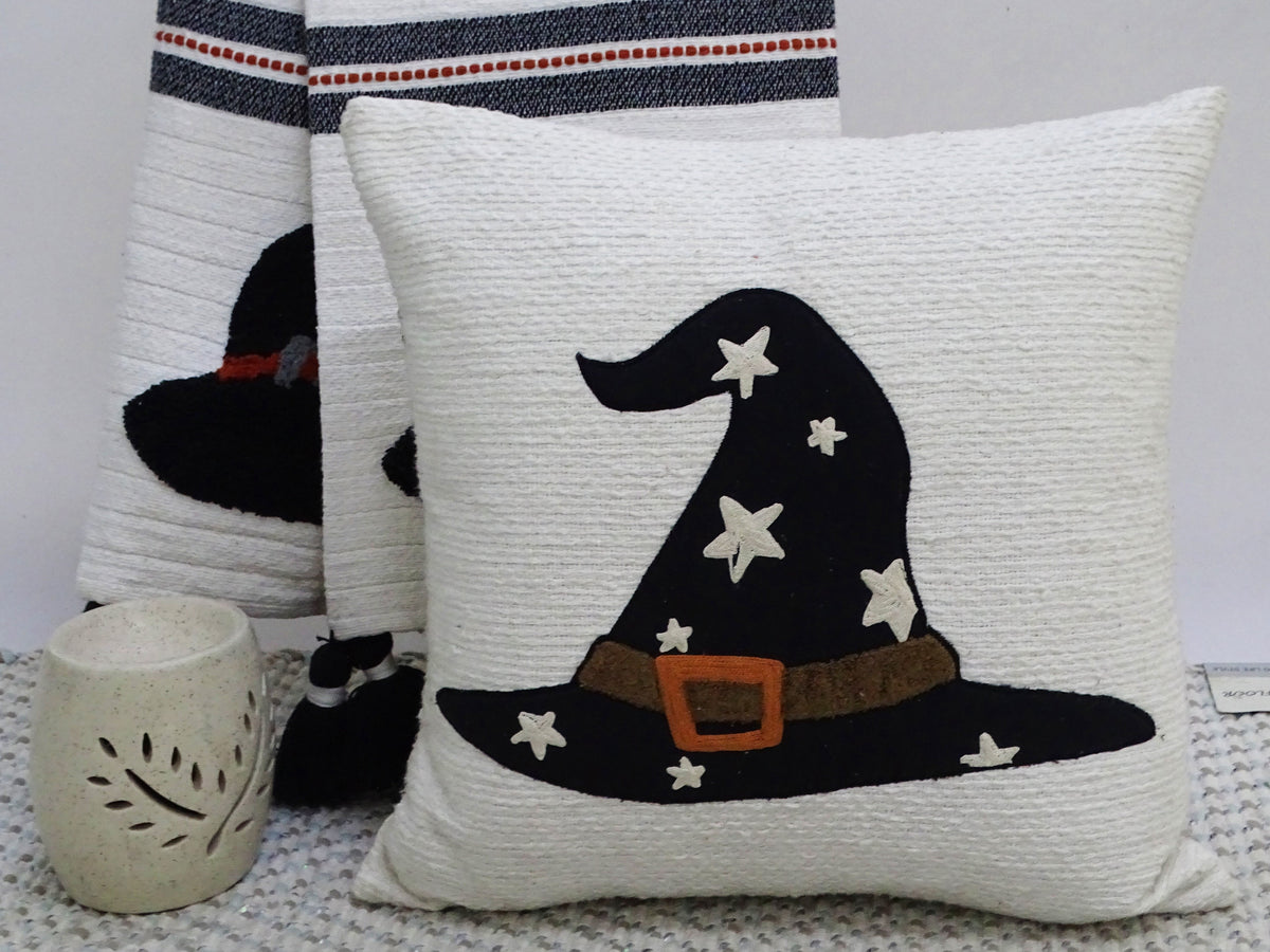 Halloween Witch Hat Pillow: 20" x 20"