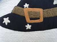 Halloween Witch Hat Pillow: 20" x 20"