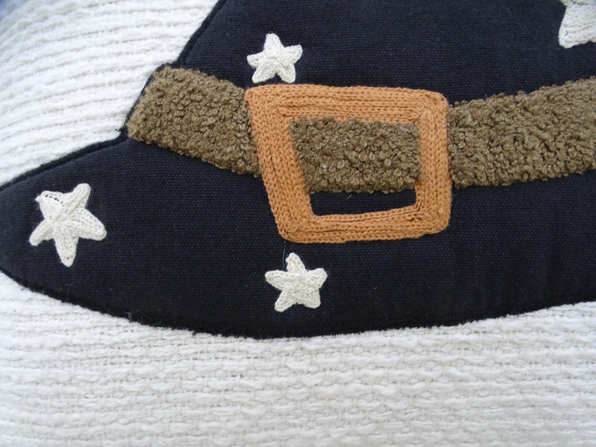 Halloween Witch Hat Pillow: 20" x 20"