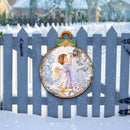 Little Christmas Angel Door Hanger Art