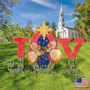 JOY w/ Musical Angels & Star of Bethlehem Outdoor Art