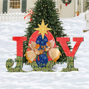 JOY w/ Musical Angels & Star of Bethlehem Outdoor Art
