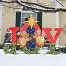 JOY w/ Musical Angels & Star of Bethlehem Outdoor Art
